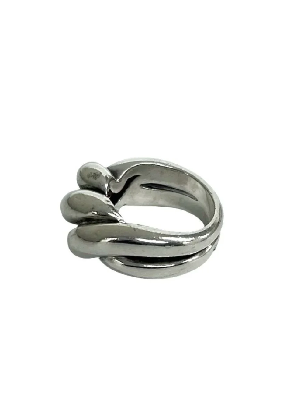 Hermes Torsade Ring 925 Sterling Silver